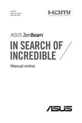 Asus ZenBeam E1 Manual Online Del Equipo