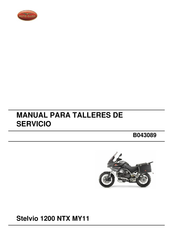 MOTO GUZZI Stelvio 1200 MY11 2011 Manual Para Talleres De Servicio