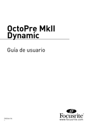 Focusrite OctoPre MkII Dynamic Guía De Usuario