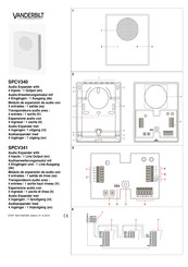 Vanderbilt SPCV341 Manual De Usuario