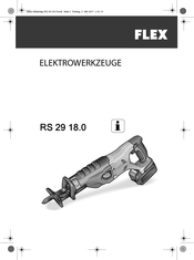 Flex RS 29 18.0 Instrucciones De Funcionamiento Originales