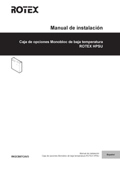 Rotex HPSU RK2CB07CAV3 Manual De Instalación