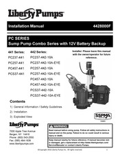 Liberty Pumps PCS37-442-10A Manual De Instalación