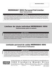 MSA WORKMAN MINI Personal Fall Limiter Instrucciones Para El Usuario