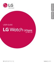 Lg WATCH URBANE W150 Manual Del Usuario