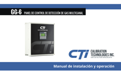 CTI GG-6 Manual De Instalación Y Operación