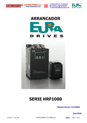 EURA DRIVES HRF100 Serie Manual Tecnico