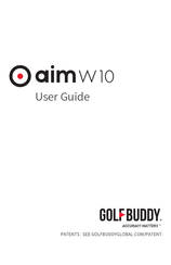 GolfBuddy aim W10 Guia Del Usuario