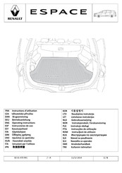 Renault 82 01 470 991 Instrucciones De Uso