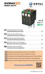 coval GVMAX HD Serie Manual De Instrucciones Simplificado