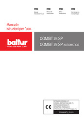 baltur COMIST 26 SP Manual De Instrucciones