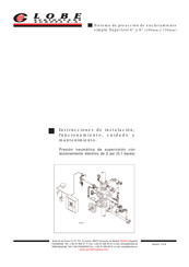 Globe Supertrol Instrucciones De Instalación, Funcionamiento, Cuidado Y Mantenimiento
