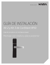 Kaba Confidant RFID Guia De Instalacion