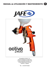 jafe activa 2400 Manual De Utilización Y Mantenimiento