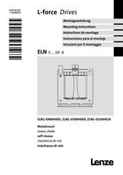 Lenze ELN1-0900H005 Instrucciones Para El Montaje