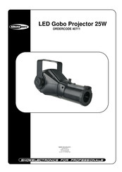 SHOWTEC LED Gobo Projector Manual De Usuario