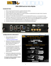 Usl CMS-2200 Guia De Inicio Rapido