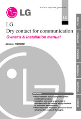 LG PQDSBC Manual De Propietario Y De Instalación