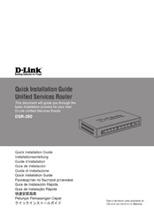 D-Link DSR-250 Guia De Instalacion