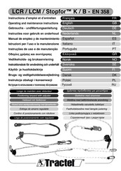 Tractel Stopfor LCR Manual De Empleo Y De Mantenimiento