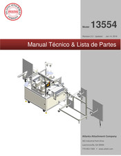 Atlanta Attachment Company 13554 Manual Técnico & Lista De Partes