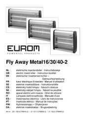 EUROM Fly Away Metal 30 Libro De Instrucciones