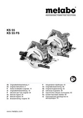 Metabo KS 55 FS Manual Original