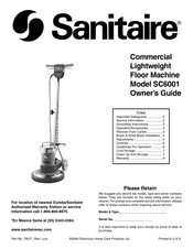 Sanitaire SC6001 Manual Del Propietário