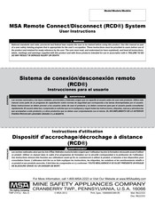 MSA RCD Instrucciones Para El Usuario