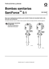 Graco SaniForce 24E831 Instrucciones Y Piezas