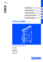 Lenze L-force 9400 E94ASHE Serie Instrucciones Para El Montaje