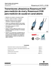 Emerson Rosemount 3108 Manual Del Producto