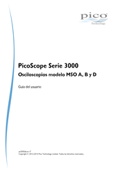 Pico PicoScope 3000 Serie Guia Del Usuario