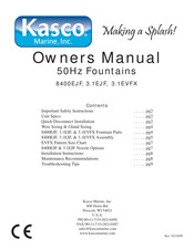 Kasco 3.1EJF Manual Del Propietário