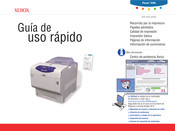 Xerox Phaser 6360 Guía De Uso Rápido