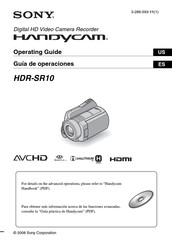 Sony HANDYCAM HDR-SR10 Guía De Operaciónes