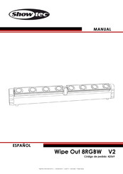 SHOWTEC Wipe Out 8RGBW Manual Del Usaurio