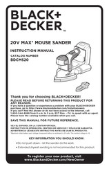 Black+Decker BDCMS20 Manual Del Usuario