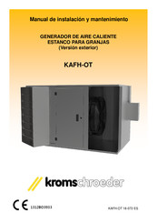 Kromschroder KAFH-OT Manual De Instalación Y Mantenimiento