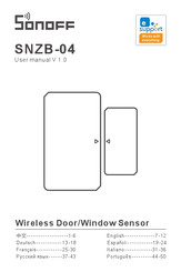 Sonoff SNZB-04 Manual De Instrucciones