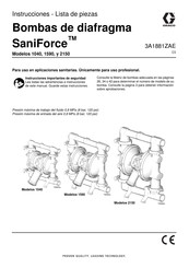 Graco SaniForce 1590 Instrucciones - Lista De Piezas