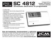 ICM Controls SC 4812 Guía De Instalación, Funcionamiento Y Aplicación