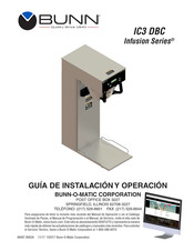 Bunn IC3 DBC Guía De Instalación Y Operación