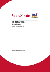 ViewSonic VS16585 Guia Del Usuario