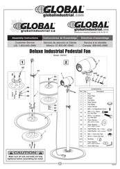 Global Deluxe Instrucciones De Ensamblaje