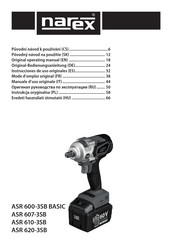 Narex ASR 610-3SB Instrucciones De Uso Originales