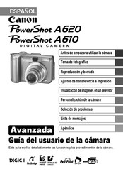 Canon PowerShot A620 Guia Del Usuario