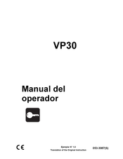 Ditch Witch VP30 Manual Del Operador