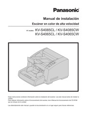 Panasonic KV-S4065CL Manual De Instalación