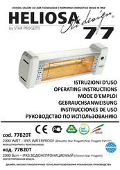 Star Progetti HELIOSA HI DESIGN 77B20T Instrucciones De Uso